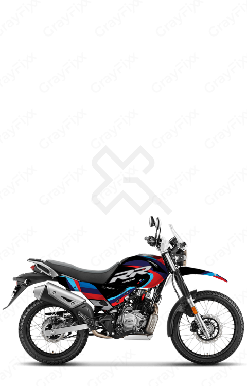 RR Edition Full Body Sticker Compatible with Xpulse 200 4V | Made In Premium Gloss Vinyl With FPF(Fade Protection Film), Water Proof, Precut Sticker, Pack Of 1 Compatible with Both Side